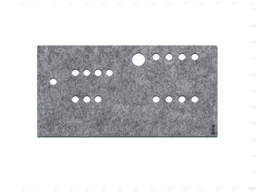 FeltLab Dust Cover für ASM Hydra Synth Desk