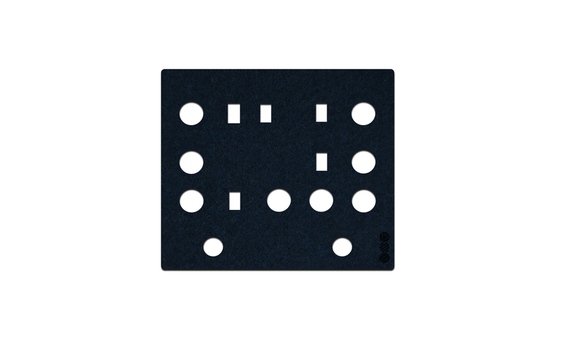 FeltLab Dust Cover für Behringer Dual Phaser