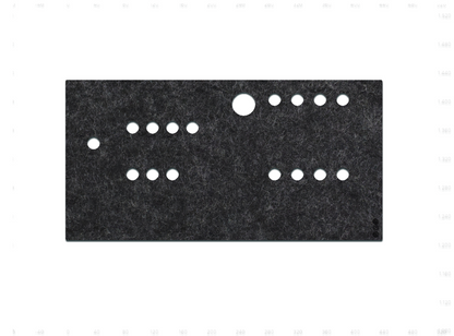 FeltLab Dust Cover für ASM Hydra Synth Desk