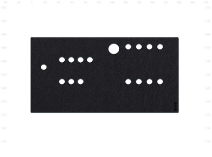 FeltLab Dust Cover für ASM Hydra Synth Desk