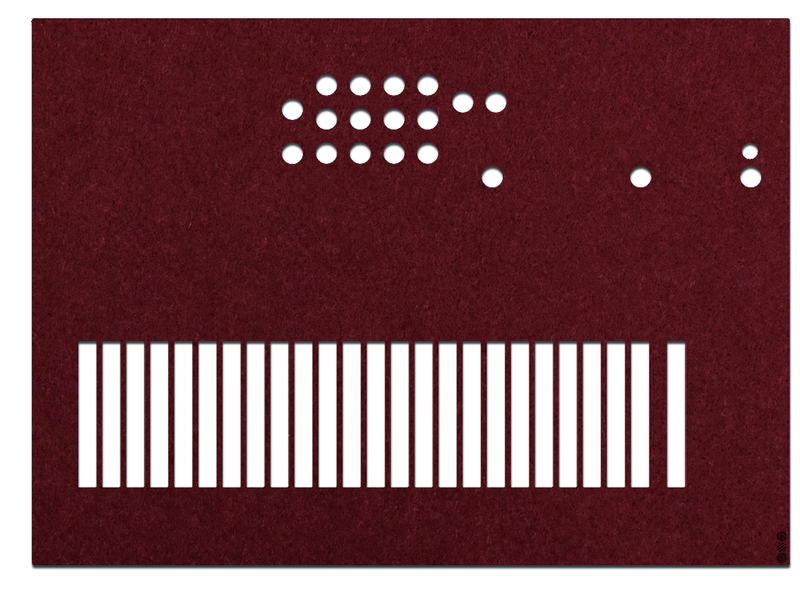 FeltLab Dust Cover für Allen&Heath QU 24 Fader