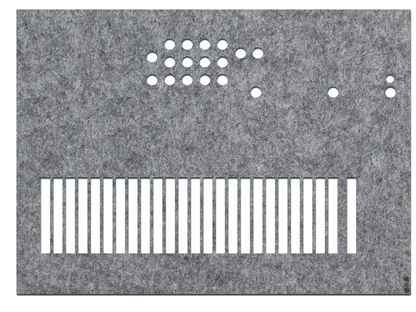 FeltLab Dust Cover für Allen&Heath QU 24 Fader