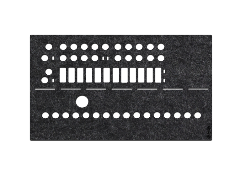 FeltLab Dust Cover für Arturia MiniBrute 2 S Fader