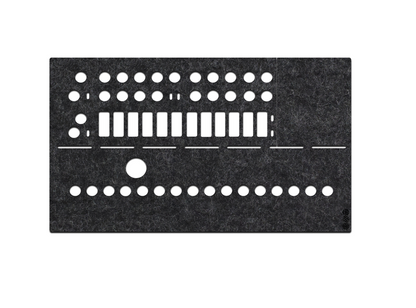 FeltLab Dust Cover für Arturia MiniBrute 2 S Fader