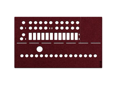 FeltLab Dust Cover für Arturia MiniBrute 2 S Fader
