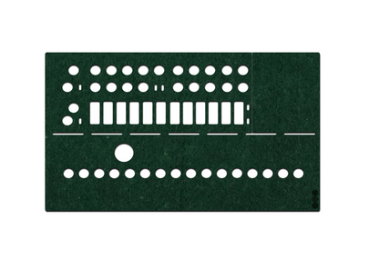 FeltLab Dust Cover für Arturia MiniBrute 2 S Fader
