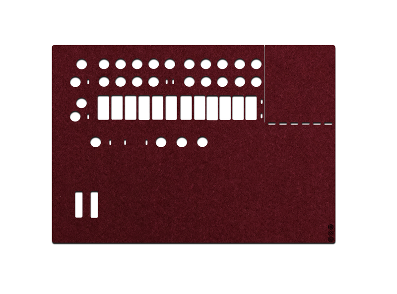 FeltLab Dust Cover für Arturia MiniBrute MKII Fader