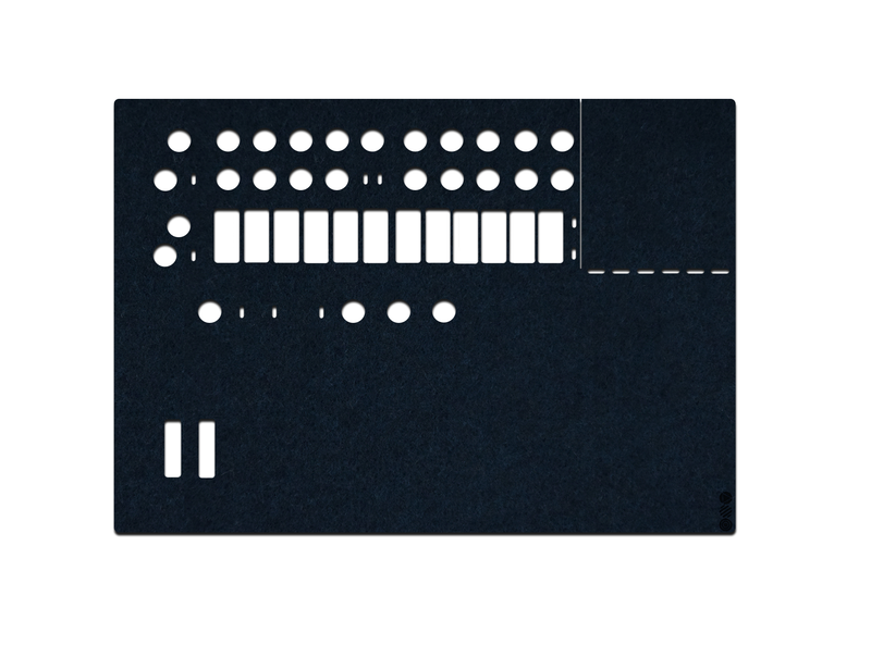 FeltLab Dust Cover für Arturia MiniBrute MKII Fader