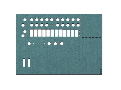 FeltLab Dust Cover für Arturia MiniBrute MKII Fader
