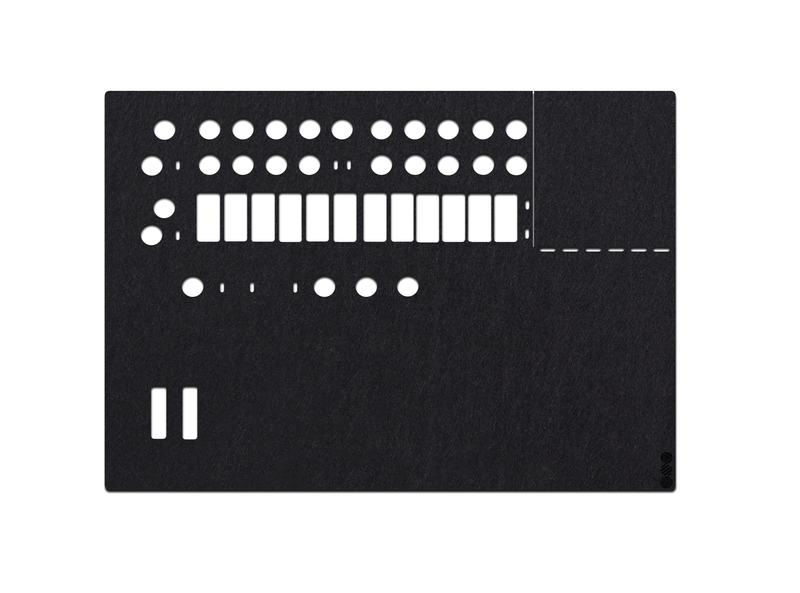 FeltLab Dust Cover für Arturia MiniBrute MKII Fader