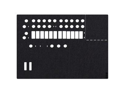 FeltLab Dust Cover für Arturia MiniBrute MKII Fader